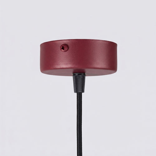 Sollux Lighting Hanglamp ARCHE 1 bordeaux - 8x8x120cm