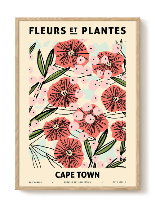 Zoe - Fleurs et Plantes - Cape town - PSTR studio Kunst Poster - vtwonen shop