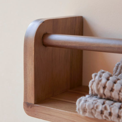 Tikamoon Badkamerplank van massief acaciahout 60 cm - Naturel - vtwonen shop