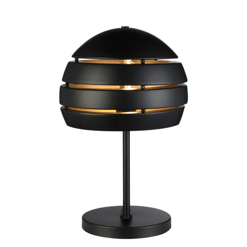 Freelight tafellamp Djarin - 1 lichts - 28  x 45   cm - zwart goud