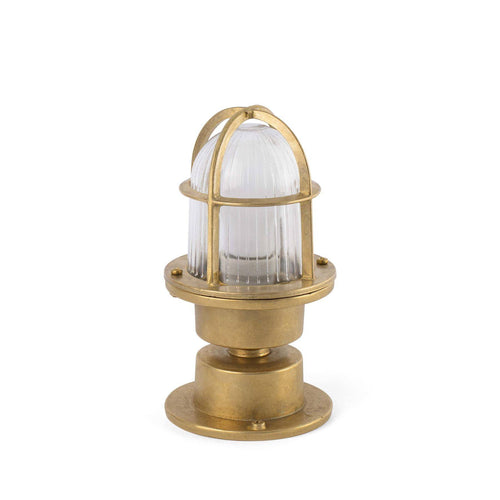 Faro Mauren - 1 Licht Buitenlamp Sokkel Messing IP44, E27