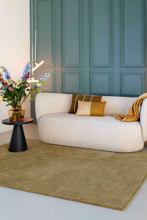Vloerkleed MOMO Rugs Designer Elvire Instant Crush olive 200x300 cm