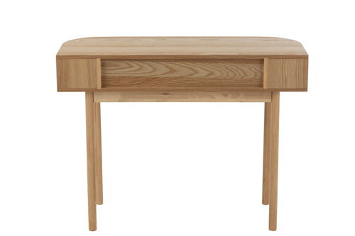 J-Line console Rond - dennenhout - naturel