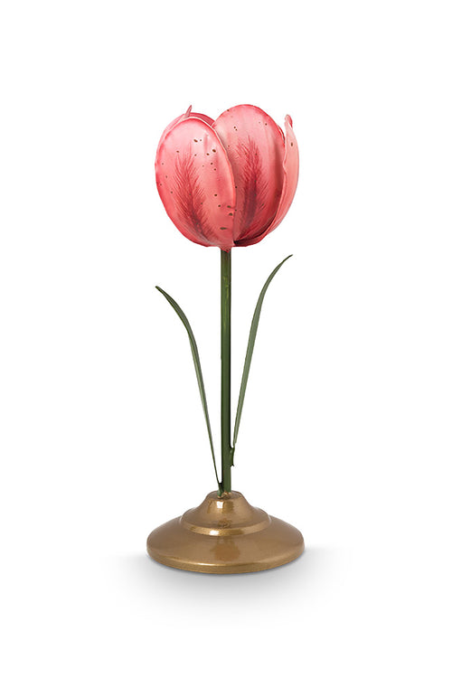Pip Studio - Tulpen Kandelaar - Roze - 21cm - 2 stuks