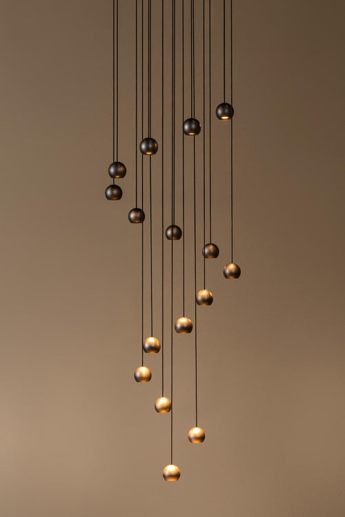 Lucide hanglamp MONTANA - Geïntegreerde LED - Koffie
