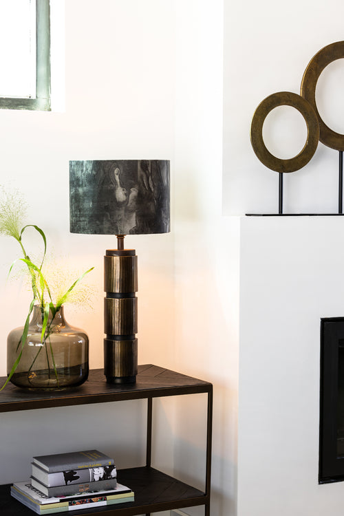 Light & Living tafellamp MEREL - Ø25x35cm - goud