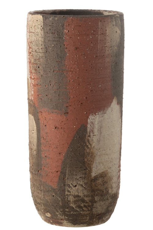 J-Line vaas Miltos - keramiek - mix - Ø 21 cm - vtwonen shop