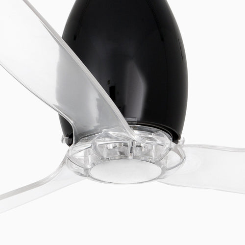 Faro Eterfan Medium Plafondventilator met / zonder Licht Helder, Zwart Glanzend