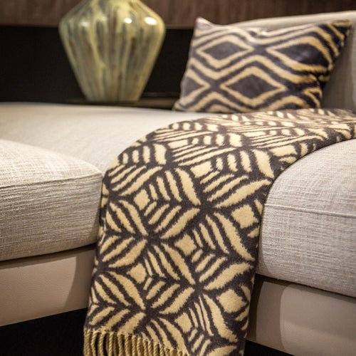 Hoii sierkussen Amora - 45x45 cm - Geometrisch - Antraciet - vtwonen shop