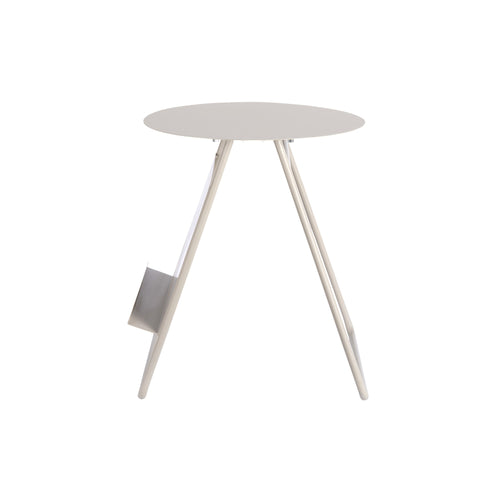 Leitmotiv bijzettafel Esencia - grijs - Ø40cm