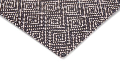 Jackies vloerkleed 8606 Diamond - Zwart - 140 x 200 cm