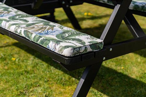 MaximaVida picknicktafel kussenpakket Bliss 120 x 27,5 x 5 cm - 2 stuks - waterafstotend - vtwonen shop