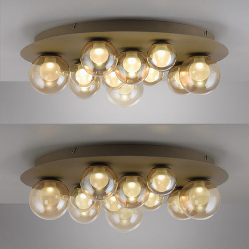 Neuhaus PURE plafondlamp Popup - 11 lichts - 60  x 17   cm - champagne