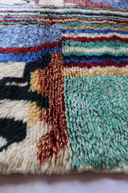 AFK Living vloerkleed Berber - handgemaakt - Wol - 113 x 189 cm
