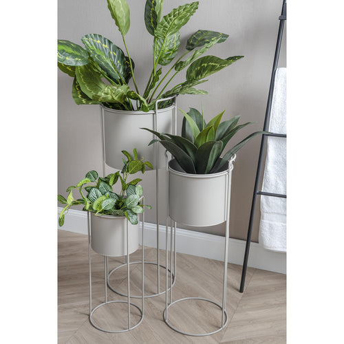 Present Time bloempot Essence - grijs - Ø28cm - vtwonen shop