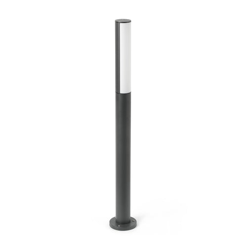 Faro Beret-2 - Hoge LED tuinpaal lichtgrijs IP54