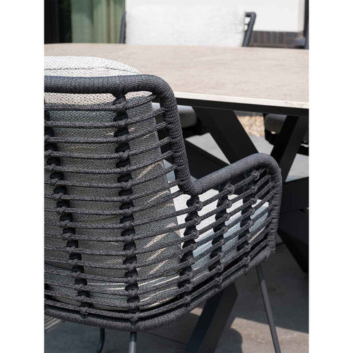 4 Seasons tuinset Fabrice - tuintafel Prado 240x105x75 cm 7-delig - vtwonen shop