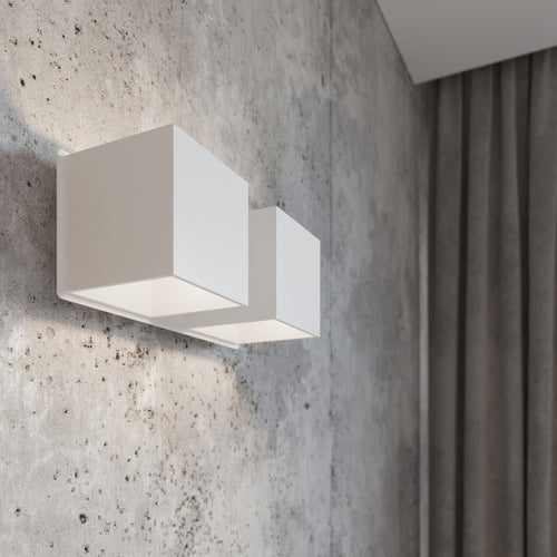 Sollux Lighting Wandlamp QUAD 2 wit - 26x12x11cm