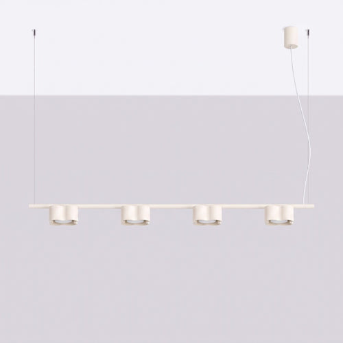 Sollux Lighting Kroonluchter OVIO 4 beige Gx53 - 122x12x208cm