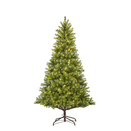 Black Box Trees Nagoya Kerstboom - Kunstboom met LED Verlichting en Scharnierconstructie - Kerstversiering voor Binnen met Natuurlijke Uitstraling -