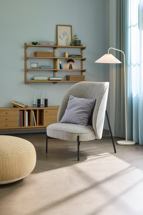 Hübsch lijst Studio - mdf/eikenfineer/plexiglas - 32x5xh44cm