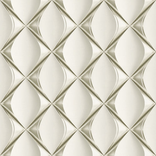 Livingwalls behang 3D-motief groen grijs, grijs en wit - 53 cm x 10.05 m - AS-386912 - vtwonen shop