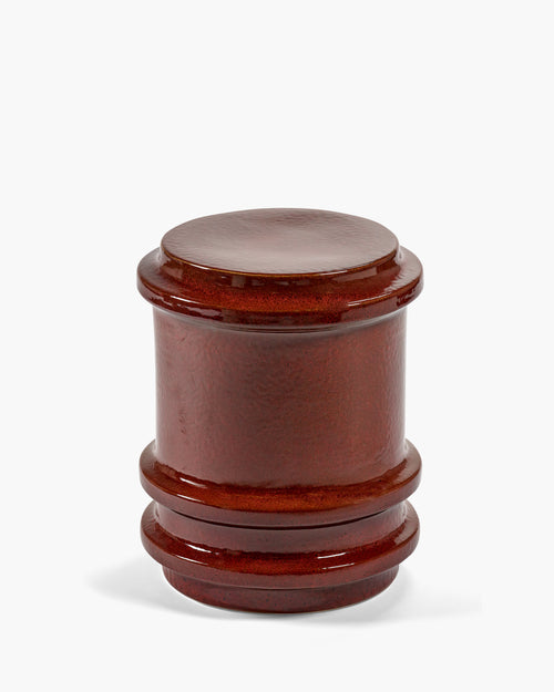 Serax Bijzettafel donkerrood geometrisch Pawn - vtwonen shop