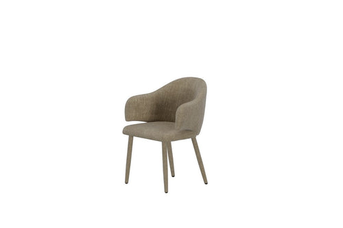 Rebellenclub  Daldal Eetkamerstoel - Set van 2 - Beige