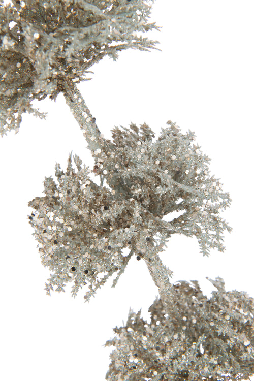 J-Line decoratie tak Klokken van Ierland - kunststof - lichtgroen - 12 stuks