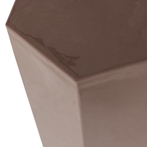WOOOD plantenstandaard Rexo - Metaal Hoogglans - Bruin - 67x28x28