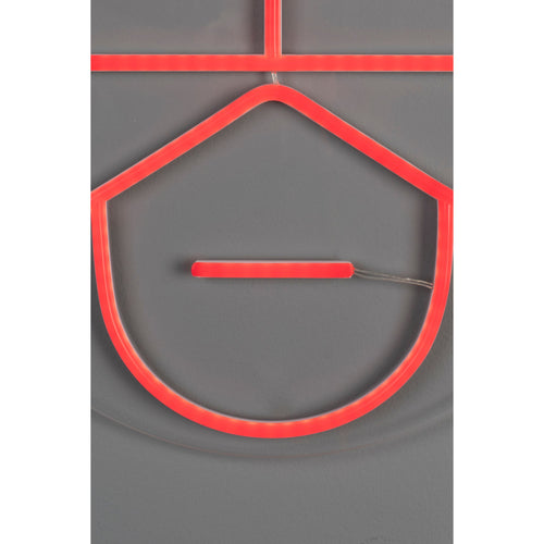 Dutchbone Sya Spring Neon Wandlamp - Oranje - vtwonen shop