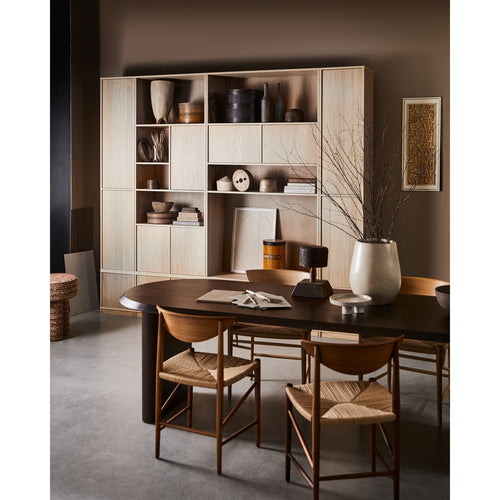 vtwonen bovenkast 110 cm & bovenkast 40 cm Modulair - Eiken- Naturel - 199x110x40/199x40x40