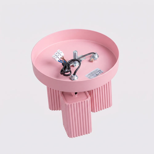 Sollux Lighting Plafondlamp RAYO 3P roze - 20x20x18cm