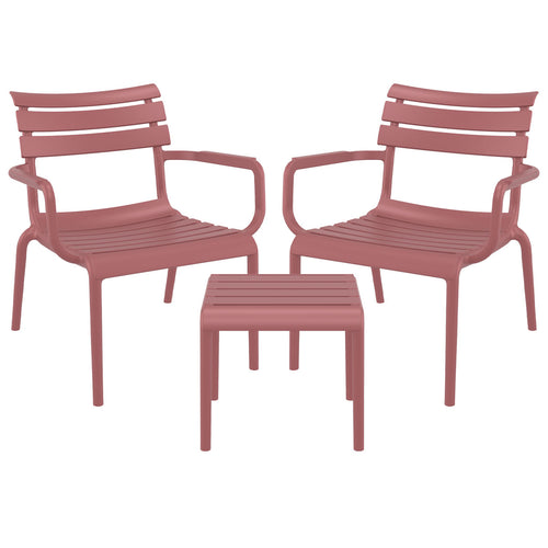 Garden Impressions loungeset Paris marsala