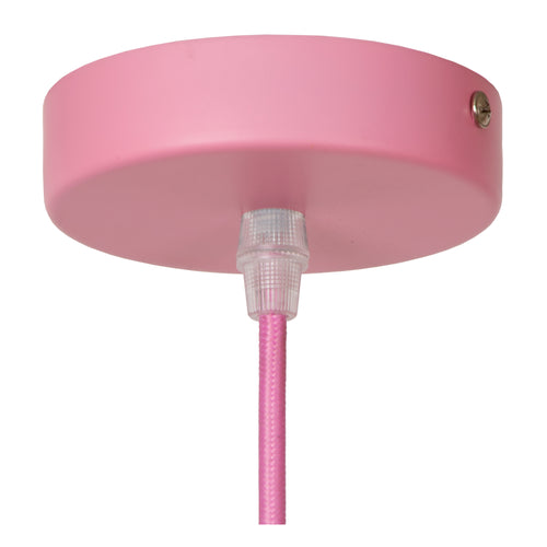 Lucide hanglamp MAURO - 1xE27 - Roze - vtwonen shop