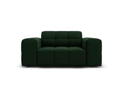 Cosmopolitan Design Fauteuil Chicago flueel flessengroen - 102x132x78cm