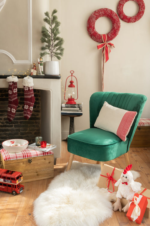 J-Line bloempot Rond - keramiek - wit - small - 2 stuks - Ø 18 cm