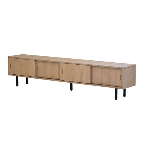 DÉJA Living Tv-Meubel Ilja - Metaal/Eikenhout - Naturel - 200cm - vtwonen shop