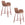 Zuiver Brit Barkrukken Beige - Set van 2