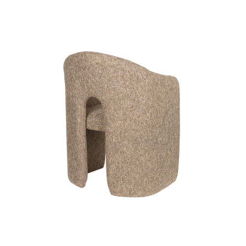 Zuiver Contour Eetkamerstoelen Armleuning Lichtbruin - Set van 2