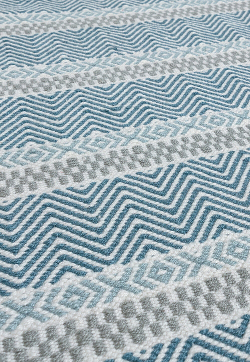 Vloerkleed Easy Living Boardwalk Blue Multi 160x230 cm - vtwonen shop