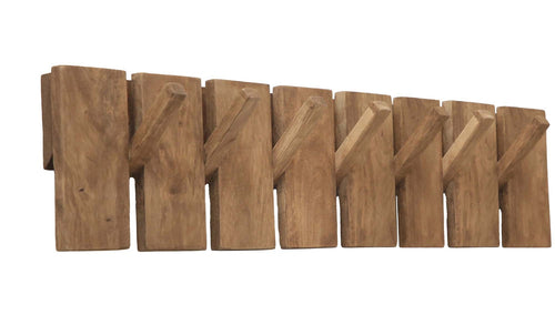 Giga Meubel Kapstok Malin - Bruin Hout - 75x4x18cm - vtwonen shop