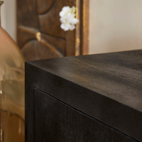 StarFurn Tv-meubel Brussel - Zwart Hout - 200x42x46cm - vtwonen shop