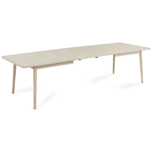 Furnhouse uitschuifbare eettafel Nyborg - Witte olie - 200/300x100 cm