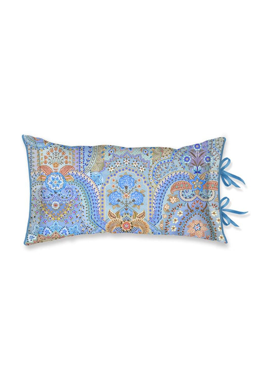 Pip Studio decoratiekussen Jabali Flower - 35x60 cm - blauw
