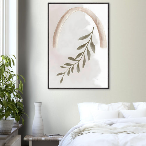 Artfulprints Poster Boho – Olive reach   - 70x100 cm - Groen