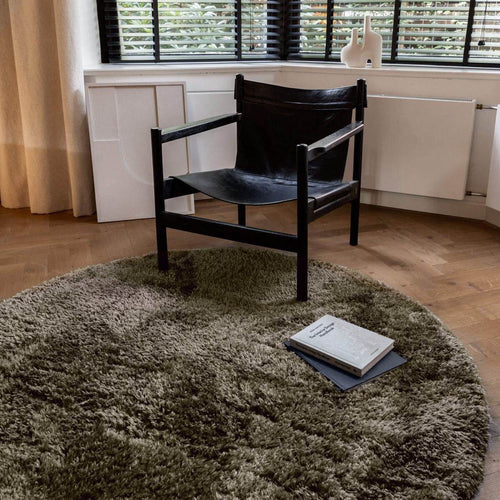 Interieur05 vloerkleed Fender - groen - Ø 240 cm