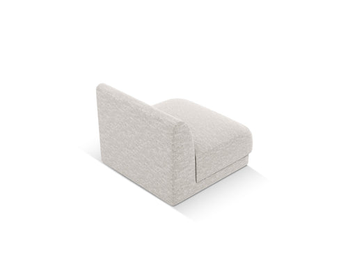 Micadoni Module Miley chenille lichtgrijs - 90x75x70cm