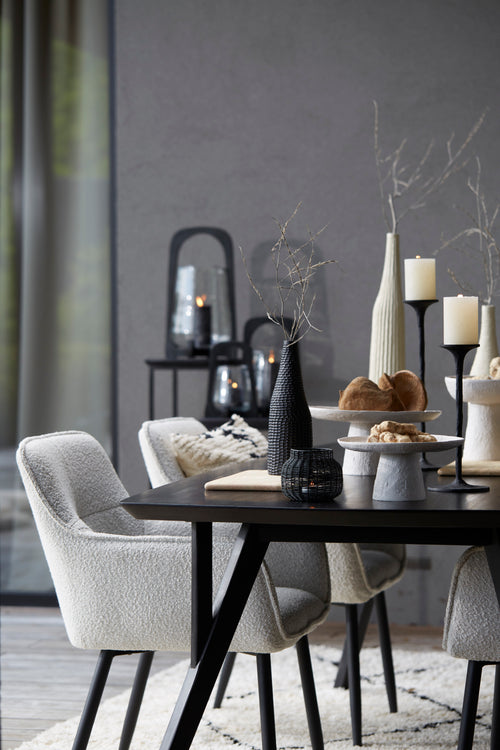 Light & Living decoratie schaal  - wit - 24.5x24.5x12 cm