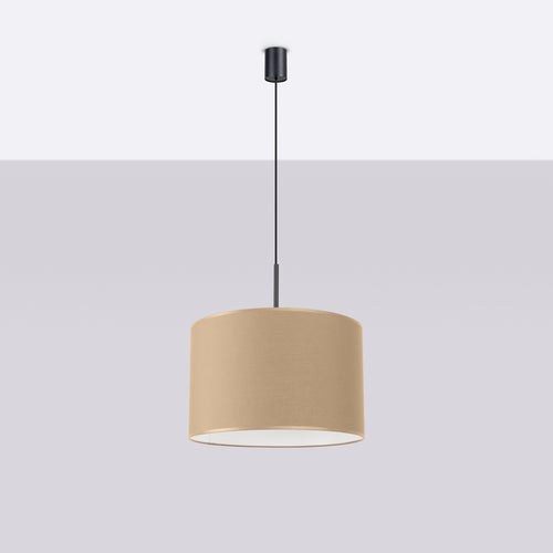 Sollux Lighting Hanglamp NEVIA beige - 40x40x137cm